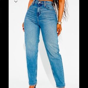 Fashion Nova Got It From My Momma Jeans- Medium Wash | Size 11|